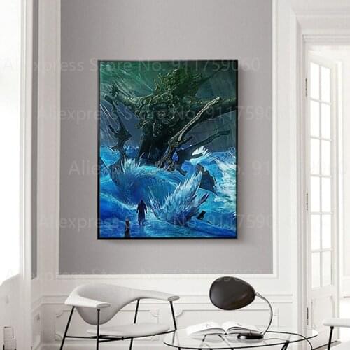 Animation Game Final Fantasy XIII Canvas Painting Posters Prints Cartoon Wall Art Picture for Childrens Living Room Home Decor