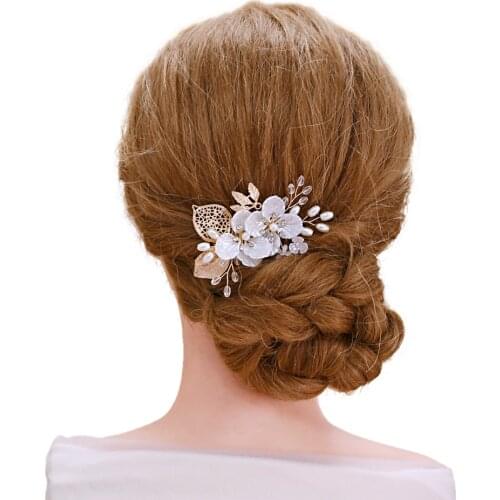 ZMHP269 Flowers Wedding Hair Jewelry Bridal Accessories Bridal Hair Tiara Wedding Hair Accessories Wedding Tiara Bride Headwear