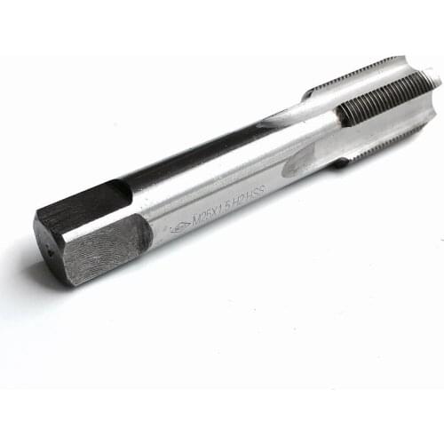 Free shipping 1PC HSS 6542 made Metric straight flute machine tap M26*1.0/1.5/2.0/2.5mm for steel metal iron aluminum threading