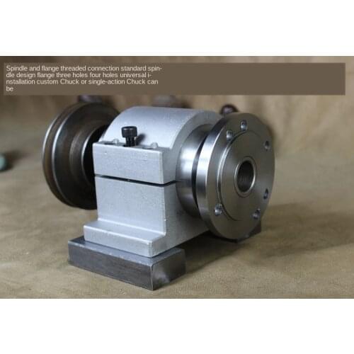 80/100/125/130/160 lathe spindle/carpentry/DIY/metal lathe assembly/bead machine/three-jaw/four-jaw chuck flange