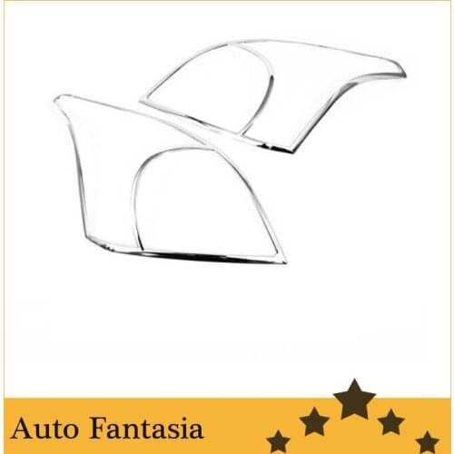 Auto Chrome Parts Chrome Head Light Cover for Toyota Prado Land Cruiser FJ120-Free Shipping