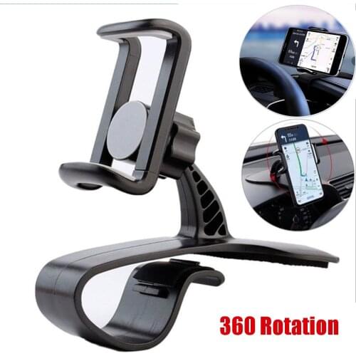 Car Dashboard Mount Phone Holder Stand Clip for Jeep Ranegade Patriot Wrangler JK Grand Cherokee XJ Compass