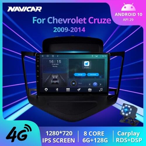 2DIN Android 10 Car Multimedia Player For 2009-2014 Chevrolet Cruze GPS Navi Car Radio Touchscreen Head Unit 2din No DVD Player