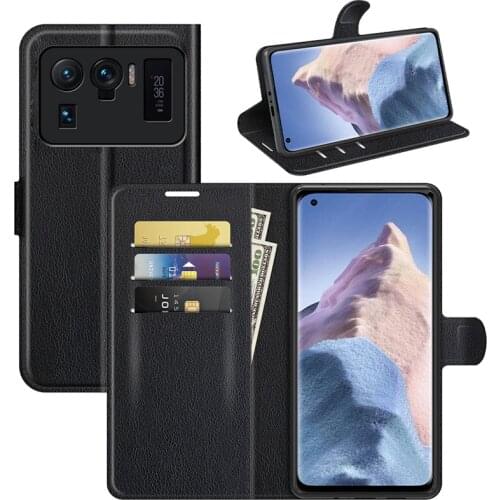 For Xiaomi mi 11 Ultra Case Flip Cases High Quality Leather Stand Cover For Xiaomi mi 11 Ultra With Card Holder