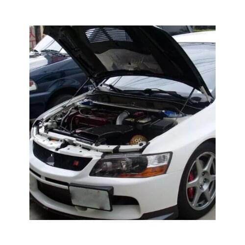 Modify for Mitsubishi Evolution EVO 7 8 9 CT9A 2001-2008 Front Hood Bonnet Damper carbon fiber Gas Struts Shock Lift Supports