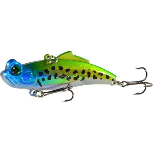 1PCS Fishing Lure Eyes Crankbait VIb Lure65mm/12g Artificial Bait Hard Lure For Winter Fishing Wobbler Hard Bait Fishing tackle