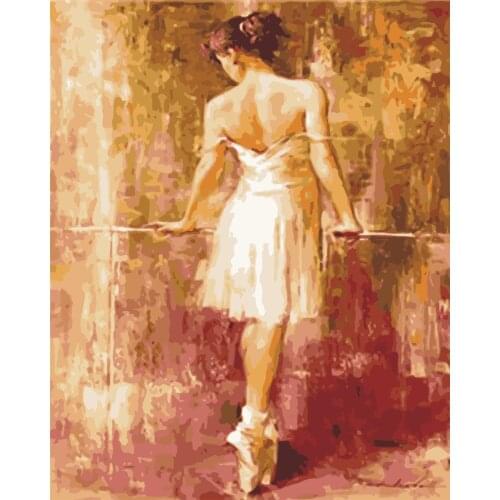 Nocturne Love Diy Painting By Numbers Kits Figure Painting Acrylic Coloring By Numbers For Home Decor 40x50cm No Frame