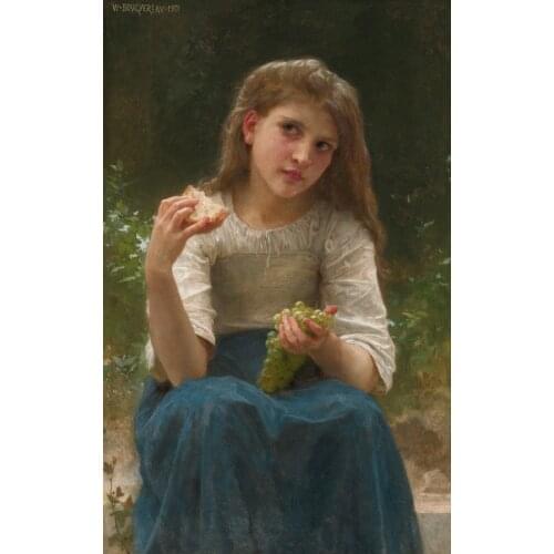 Handmade Oil painting reproduction The Snack by William Bouguereau