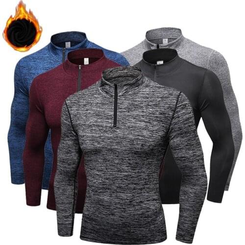 New Running Jackets Men Quick Dry Soccer Jackets Fitness Bodybuilding Sweatshirt Outdoor Zipper Male Autumn Sport Jogging Coats