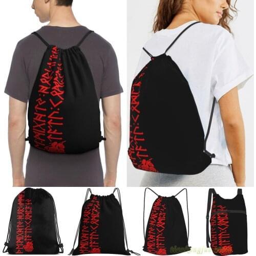 Men Sackpack Strap Bags Tmht Runes (R) Women Purpose Drawstring Backpacks Outdoor Travel Backpacks For Gym Training Fitness Bag
