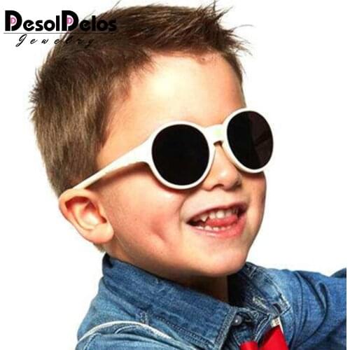 2019 New Arrived Vintage Round Baby Girls&Boys Kids Sunglasses Infantil Sun Glasses Children Fashion UV400 Shades