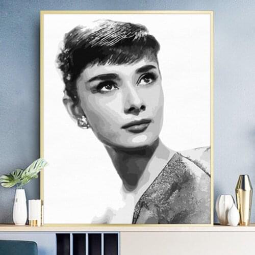 DIY Oil Painting By Numbers DIY Dropshipping 40x50cm Elegant Figure Canvas Wedding Decoration Art Picture Gift Workart