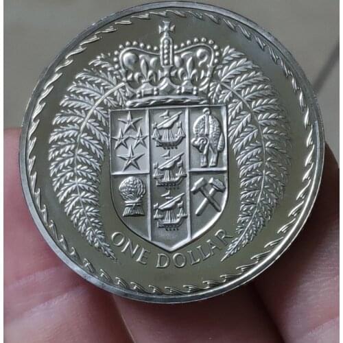 New Zealand1 krone 39mm Commonwealth Coins Old Original Coin Collectible Edition 100% Real Random Year