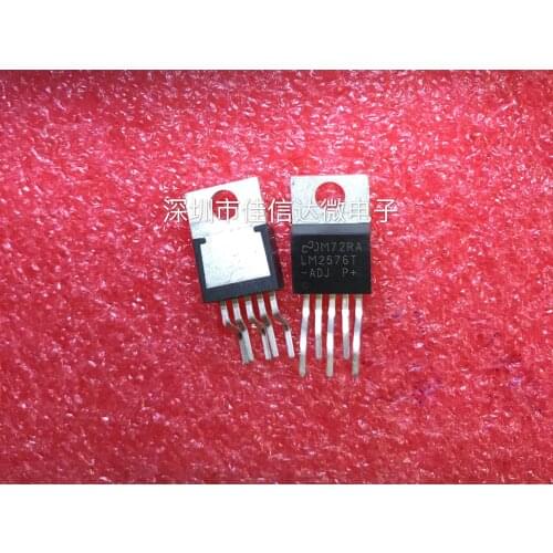 100% New Original 5pcs/lot High Quality LM2576T-ADJ LM2576T TO220-5