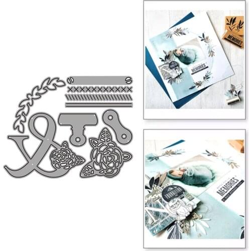 New Ornament Parts Cutting Dies Stamps Dies Scrapbooking Mold Cut Childrens Handmade Tools DIY Craft Decoration Metal Dies 2021