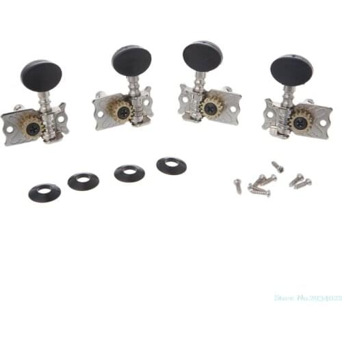New Tuning Pegs Tuners Machine Heads 2R 2L for 4 String Ukulele Guitar Bass Parts Drop Ship