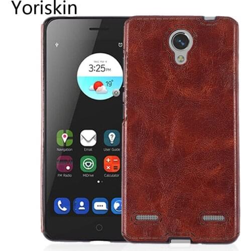 New PU Leather Skin Protective With Carzy Horse Pattern Back Cover Soft TPU Phone Case For ZTE Blade A521 Slim Accessories