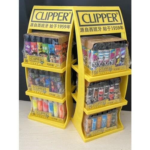 Clipper Grinding Wheel Original Gasoline Lighter Nylon Torch Free Fire Pocket Refillable Gas Lighter Use Collection Gift（1 Box