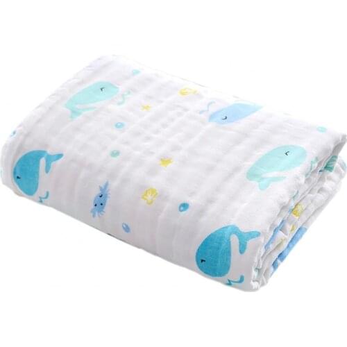 Swaddling Blankets Cartoon Exquisite Skin-friendly Cotton Swaddle for Baby