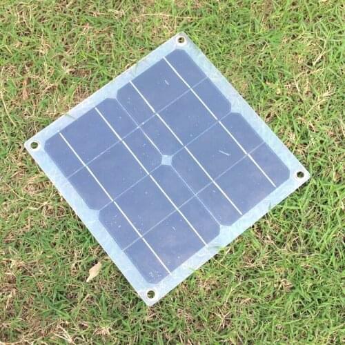 BUHESHUI Semi-flexible Monocrystalline 10W 4V Solar Panel Solar Cell DIY Solar Battery Charger Free Shipping