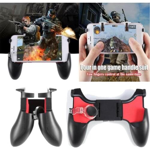 ABS Mobile Phone Gamepad With L1 R1 PUBG Game Fire Button Portable Joystick Controller For 4.5-6.5 Inch Mobile Mobile Devices