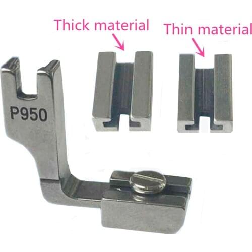 Industrial Lockstitch Sewing Machine Ruffler Foot,With 2 Shoes,P950(S950),For Thin& Thick Fabrics,For Jack,Juki Brother 5BB5275