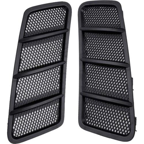 2Pcs Black Left & Right Hood Air Vent Grille Fit for Benz W166 GL GL350 GL450 ML ML350 2012-2015 1668800105 1668800205