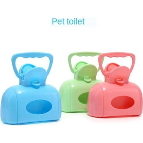 Dog Pet Travel Foldable Pooper Scooper Dog Poop Bag Dispenser Portable Pet Shovel Poop Pickup Dogs Toilet Cleaning Shovels