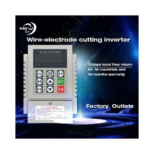 Wire Cutting Machine 0.75KW 220V Frequency Converter with Hand Control Box Wire Cutting Frequency Converter AX2