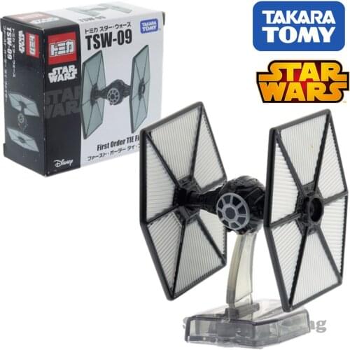 Takara Tomy Tomica TSW-09 Disney Star Wars First Order Tie Fighter Machine DieCast Metal Toy Model Funny Kids Doll Collection