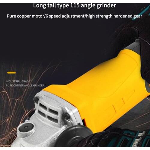 Power tool multifunctional industrial 115 angle grinder, household hand-held grinding, cutting, hand grinder, grinder