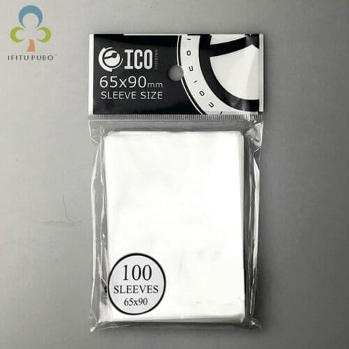 2Packs=200Pcs 65*90mm Card Sleeves Cards Protector Barrie for Magical Gathering for mtg cards tcg board game card sleeves GYH