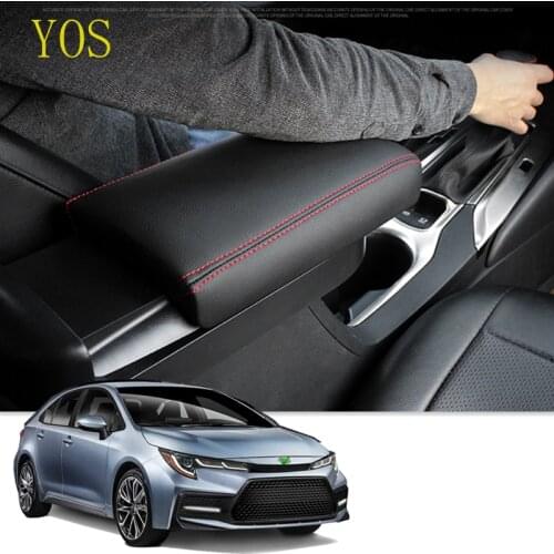 Center Console Armrest Box Lengthen Pad Box Protection Cover For Toyota Corolla LEVIN 2014-2018 2019 2020 Interior Accessories