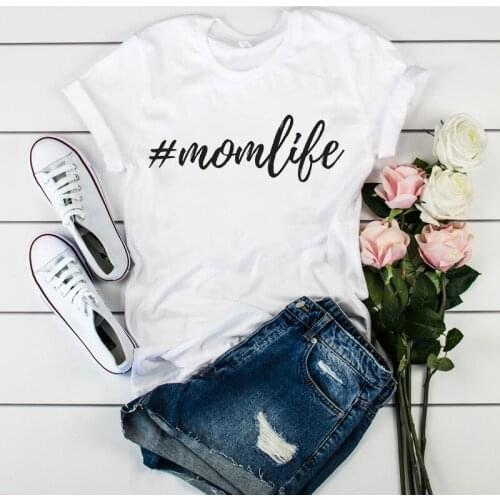New Women Mama Momlife Letters Fashion Mother Clothing Tees Tops Graphic Female Ladies Womens Lady tshirt Tumblr tshirt TShirts