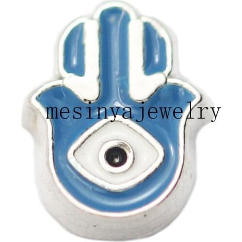 10pcs hamsa floating charms for glass locket Min amount $15 per order mixed items,FC-068