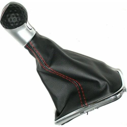 1999-2005 Gear Shift Knob Black Car For Bora PU Leather PU leather R32
