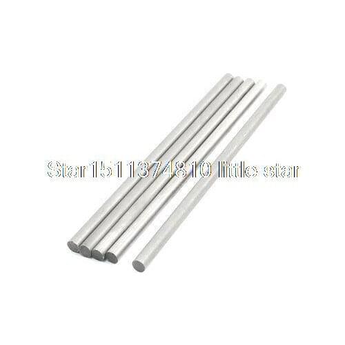 5 Pcs Gray Metal Eletric Machanical Model Axles 100mm x 4mm