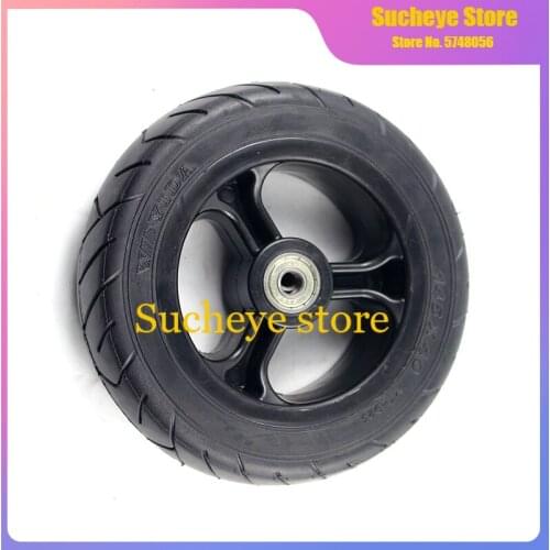 6 inch electric scooter solid wheel 145X40 airless wheel for electric skateboard longboard with wheel pulley