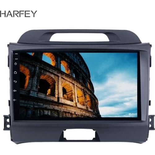 Harfey API 29 Car Radio Android 10.0 9" Car Multimedia player for 2010-2015 KIA Sportage with GPS Audio Bluetooth USB Aux WIFI
