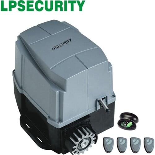 LPSECURITY 1600kg AC engine automatic gate system foresee electric GSM sliding gate door opener motor