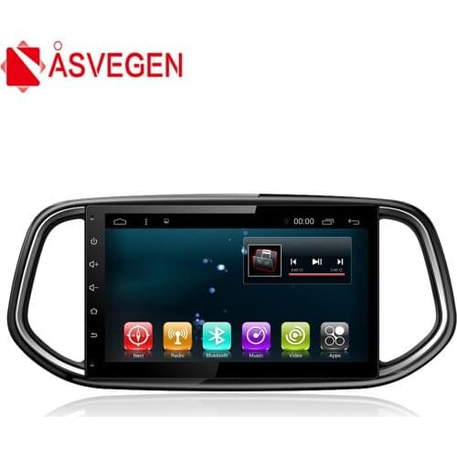 Asvegen 9 inch Android 7.1 Quad Core 2 Din Car Multimedia Audio Radio Stereo DVD Player GPS Navigation For KIA KX3 2015-2017