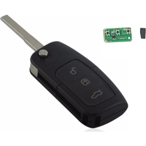 Car Remote Key 4d63 chip 434mhz 315mhz for Ford Fusion Focus mondeo Fiesta Galaxy HU101 Blade Vehicle Flip Key
