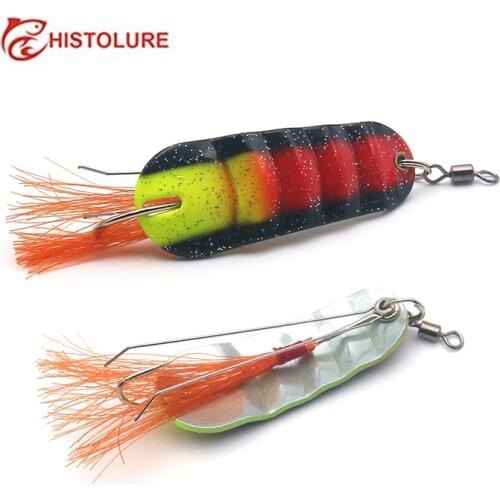 1Pcs Metal Spinner Fishing Lure 5 Colors Metal jig Hard Baits Spoon 21G/6.2CM Sequin Wobbler Pesca Tackle