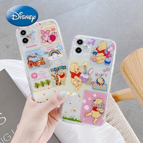 Disney Phone Case for IPhone 7/8P/X/XR/XS/XSMAX/11/12Pro/12mini Tigger Pooh Phone Case Cover