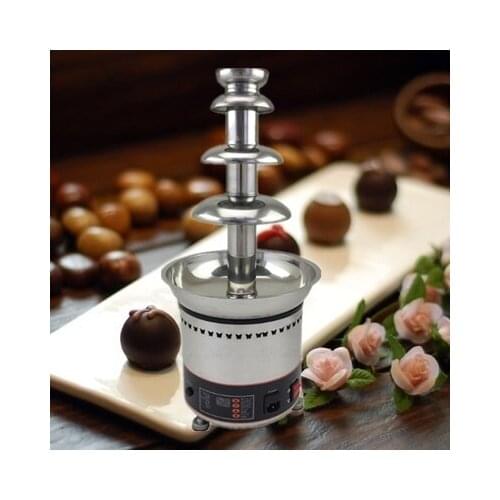 58cm Digital Chocolate fondue Melt Waterfall Machine 110v 220v Electric 4 Tiers Chocolate Fountain Machine