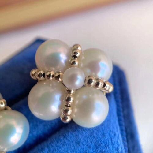 Серьги с жемчугом ECHSUN China At AliExpress