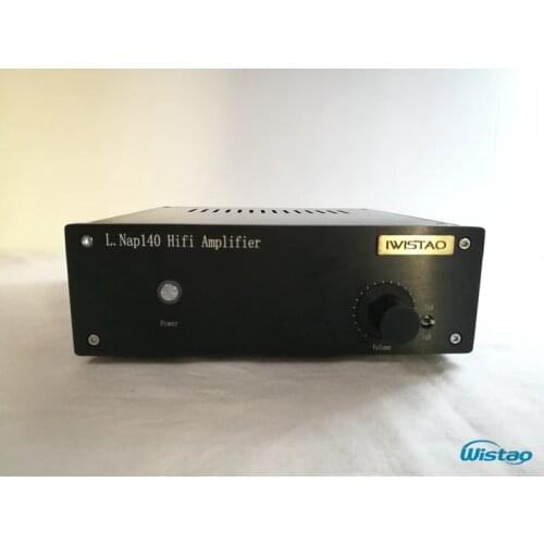 IWISTAO HIFI Power Amplifier 80Wx2 Stereo Refer Naim NAP140 MellowSoft Sound Tube Taste Black Whole Aluminum Casing High Quality