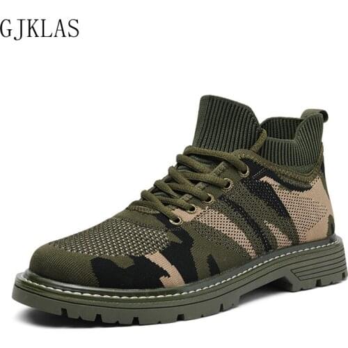 Camouflage Unisex Elastic Knitting Women Sneakers Shoes Casual Platform Female Sneaker Sock Boots Female Women Shoes Fashion