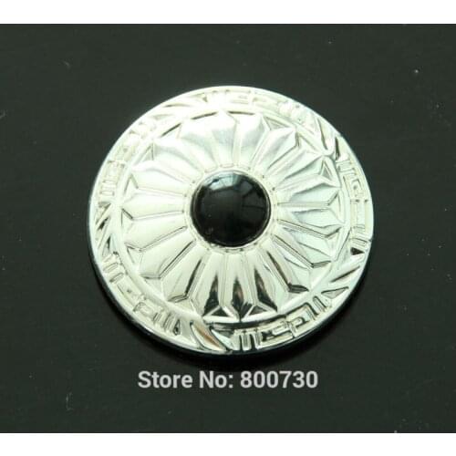 KB307) Wholesale 50pc 1-1/8'' (3.0cm) Wild Hearts Concho Turquoise Stone Concho Leathercraft