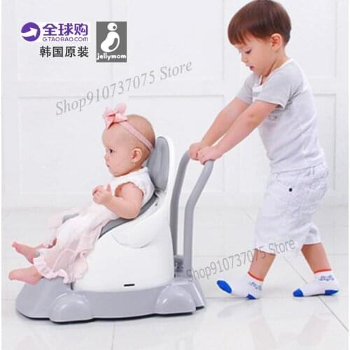 Korea Jellymom Baby Learning Seat Haidilao The Same Type Of Childrens Portable Baby Dining Table Stool Belt Wheel